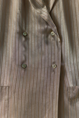 STRIPED PYJAMA SHIRT - Zara фото 7