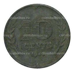 10 центов 1943 года Нидерланды