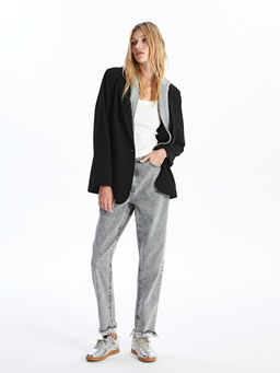 Mom Fit Kad?n Jean Pantolon