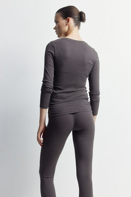 MAMA 2-piece ribbed set - H&m фото 3