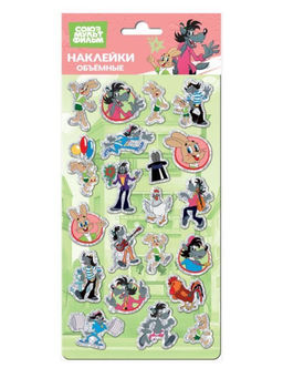 Объемные наклейки "Ну, погоди!" (11x22.5см)