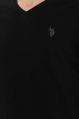 Мужская черная базовая футболка Неожиданная скидка в корзине - U.s. polo assn фото 7