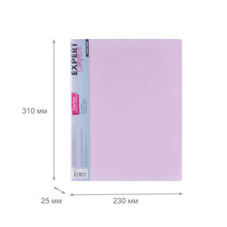 Expert Complete Trend Pastel Pastel Папка на 2 О-кольцах A4 600 мкм 25 мм диагональ 4 шт. d - 20 мм лиловый EC21104171