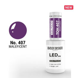 BelorDesign Лак-гель для ногтей Led Tech, тон 407