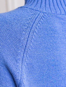 VILATTE / Джемпер с воротом на молнии из пряжи с кашемиром  фото 6