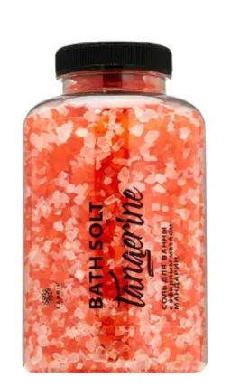 FABRIK Cosm. Соль д/ванн с эфирным маслом Мандарина 500гр банка