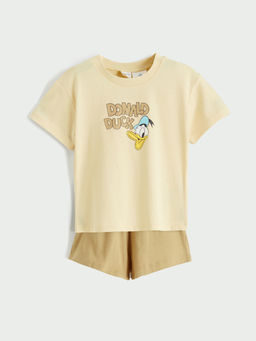 Donald Duck Bask?l? Erkek Bebek Ti??rt ve ?ort