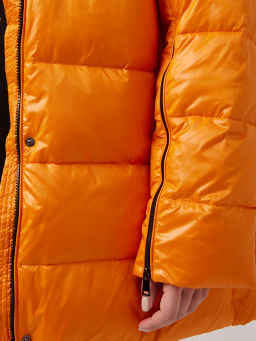 Куртка женская 1241122005 orange/black - Eleganzza фото 4