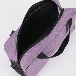 Косметичка на молнии, с сеткой, цвет фиолетовый - Simaland фото 3