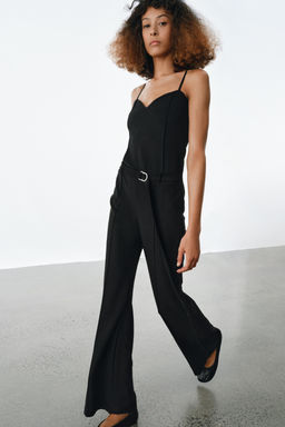 TOP TIRANTES CREPE / Negro - Zara фото 2