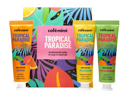CAFE MIMI Подарочный набор TROPICAL PARADISE (крем для рук 3шт *30мл) 90мл