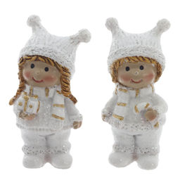 Фигурка декоративная "Дети", L2 W2,5 H6 см, 2в.