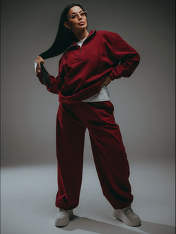 Габриэль брюки женские (бордо)