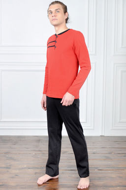 Арт. 327 Мужской комплект 48-56 (5 шт) Цвет:верх-красный,низ-черный - Идеал фото 2