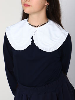 Воротничок "Сентябрь" белый