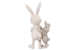 Фигурка декоративная 7*5*13,5 см Зайка и зайчонок - Elan gallery фото 7