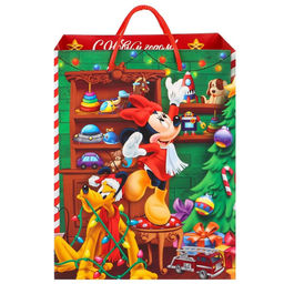 Пакет ламинат вертикальный, Новогодняя почта, 18 x 23 x 11,5 см, Микки Маус и его друзья - Disney фото 4