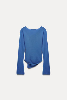 GATHERED KNIT TOP - Zara фото 7