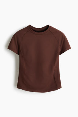Camiseta de deporte Seamless Slim Fit con DryMove
