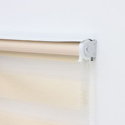 Штора рулонная День-ночь с люрексом, 60180 см (с учётом креплений 3,5 см), цвет бежевый - Simaland фото 4