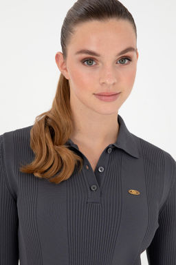 Женский свитер антрацитового цвета Неожиданная скидка в корзине - U.s. polo assn фото 2