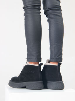 Ботинки EDART 308.агата bl. черный замша/шерсть - Ed'art фото 8