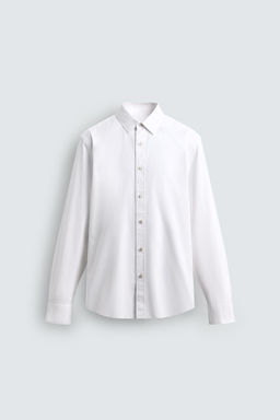 TEXTURED COTTON SHIRT - Zara фото 6