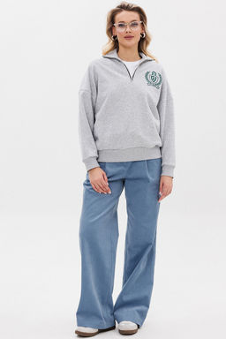 Джемпер GO F4077/50-04.164-170 серый меланж - Pirs фото 6