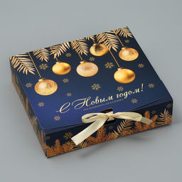 Цена за 3 шт. Коробка подарочная новогодняя складная «Роскошного праздника», 20 х 18 х 5 см