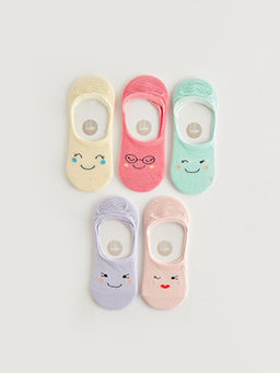 Desenli K?z ?ocuk Babet ?orap 5li