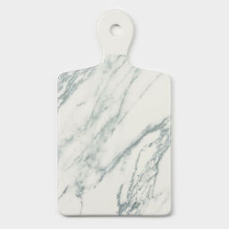 Блюдо Magistro Real Marble, 25×14 см, фарфор, белое