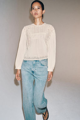 ZW COLLECTION EMBROIDERED SHIRT - Zara фото 15