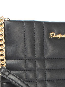 Сумка женская искусственная кожа DJ-7014-1-BLACK, 1отд, плечевой ремень, черный SALE 257791 - Adelia фото 9