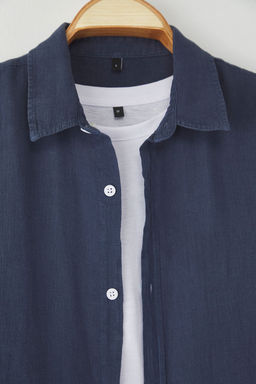 TRENDYOL MAN Premium Gri %100 Keten Regular Fit Gomlek TMNSS24GO00058 - Trendyolmilla фото 23