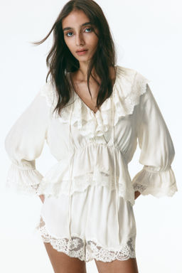 Blusa de volantes con peplum - H&m фото 2