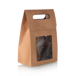 Цена за 12 шт. Коробка подарочная складная 14x8x19 см / QR148 /уп 12/480/белый и красный - Галеонтрейд фото 4