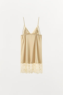 CONTRAST CAMISOLE DRESS - Zara фото 5