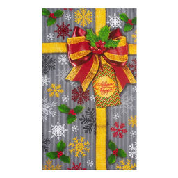 Набор кухонных полотенец Доляна Новогодние игрушки 35х60см-2шт, 100% хл фото 5