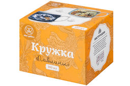 Кружка 500 мл 13,5*10*9 см "Павлин на бежевом" NEW BONE CHINA, фарфор