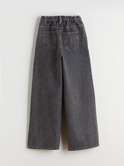 Wideleg K?z ?ocuk Jean Pantolon