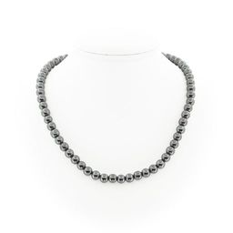 Гематит круглые бусины 8мм, бусы 44см