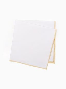 Набор салфеток с золотым люрексом «Этель», 2 шт., 50×50 см, белые