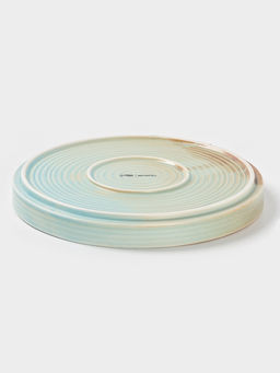 Тарелка десертная Magistr Sand Ripples Magistro, d=20.5 см, фарфор, голубая  фото 6