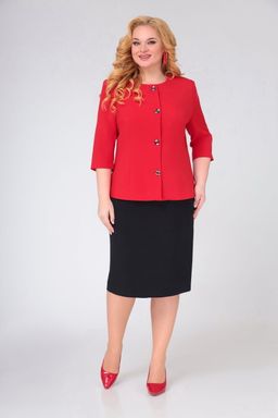 Блуза Swallow 803.2 черный+серебряный узор фото 154