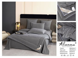 Кпб Alanna одеяло с простыней и наволочками Сатин Люкс ODLASL006 Евро