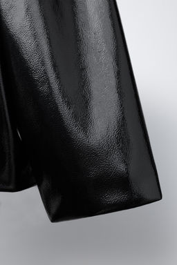 LEATHER EFFECT JACKET - Zara фото 6
