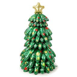 Воздушный шар фольгированный 52" «Большая объемная новогодняя ёлка»