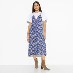 Платье Креативный позитив (blue) - Charutti фото 4