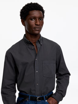 Camisa de popelina holgada - H&m фото 8