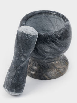 Ступка с пестиком, 250 мл, мрамор, серая - Simaland фото 8